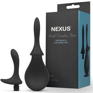 Nexus ANAL DOUCHE SET 250ml Douche with Two Silicone Nozzles SO6642 фото