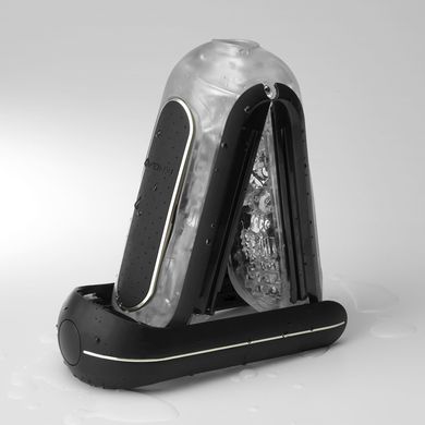 Мастурбатор Tenga Flip Zero Electronic Vibration Black, змінна інтенсивність, розкладний SO2445 фото