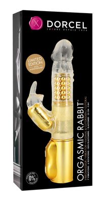 Вібратор-кролик Dorcel Orgasmic Rabbit Gold з перловим масажем MD1090 фото