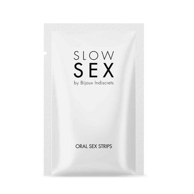 Розпродаж!!! Смужки для орального сексу Bijoux Indiscrets Slow Sex Oral sex strips (термін 02.2023) SO5909-R фото