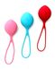 Вагинальные шарики Satisfyer Strengthening Balls (3шт), диаметр 3,8см, вес 62-82-98гр, монолитные SO2302 фото 2