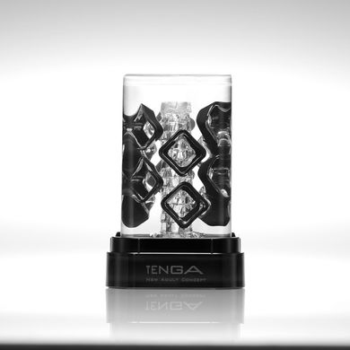 Мастурбатор TENGA Crysta Block, унікальний рельєф, стимулювальні щільні блоки, прозорий матеріал SO3814 фото
