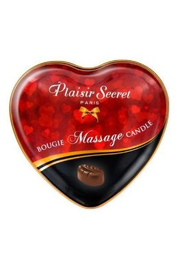 Масажна свічка серце Plaisirs Secrets Chocolate (35 мл) SO1864 фото