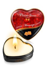 Масажна свічка серце Plaisirs Secrets Caramel (35 мл) SO1871 фото