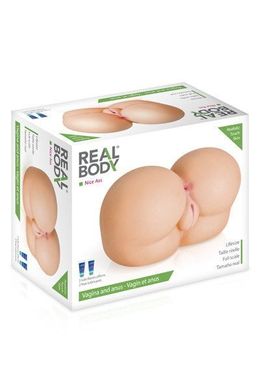 Мастурбатор попа Real Body — Nice Ass, два входи: вагіна та попка SO2214 фото