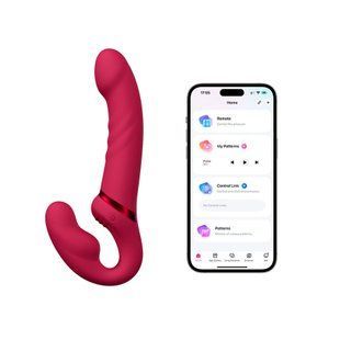 Безремінний смарт-страпон Lovense Lapis vibrating strapless strap-on, 3 мотори SO8793 фото
