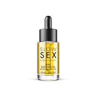 Заспокійлива олія для анального сексу Bijoux Indiscrets Slow Sex Anal Soothing Oil Before & After 15 мл SX3248 фото