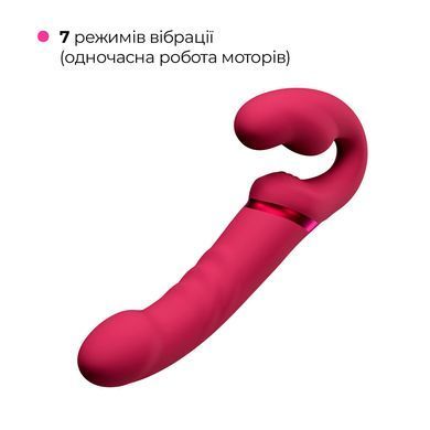 Безремінний смарт-страпон Lovense Lapis vibrating strapless strap-on, 3 мотори SO8793 фото
