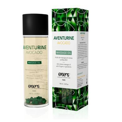 Масажна олія EXSENS Aventurine Avocado (антистрес з авантюрином) 100мл, натуральна SO2377 фото