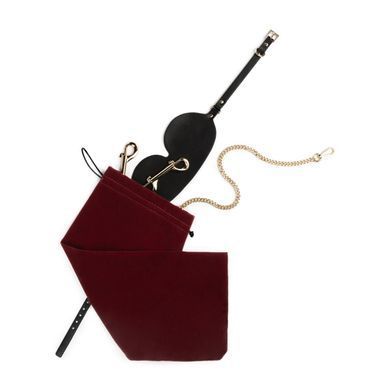Набір для BDSM Bedroom Fantasies: Bondage Suitcase 13 Pcs - Cow Leather SX1195 фото
