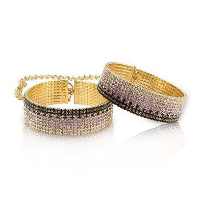 Лакшері наручники-браслети з кристалами Rianne S: Diamond Cuffs, подарункове паковання SO3873 фото