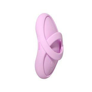 Смарт-вібратор для клітора Svakom Echo 2 Pink Lilac, підігрів до 38 &deg;C, знімна насадка на палець SX2449 фото