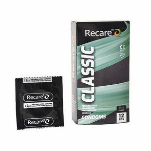 Презервативи Holographic Recare Classic Condoms 12 шт, класичні SX3334 фото