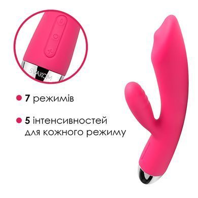 Вібратор-кролик із перлинною стимуляцією точки G Svakom Trysta Plum Red SO4840 фото