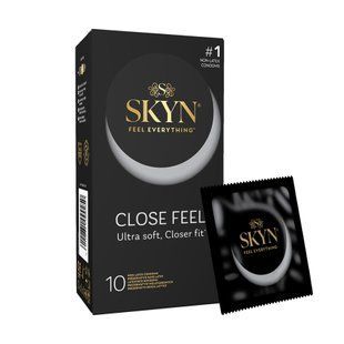 Безлатексні преміум-презервативи SKYN Close Feel 10 шт, щільна посадка SX2388 фото