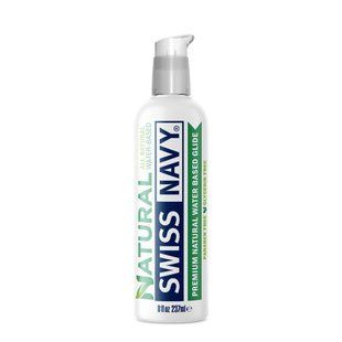 Лубрикант на водній основі Swiss Navy NATURAL All Natural, 237 мл, для чутливої ​​шкіри SX0585 фото