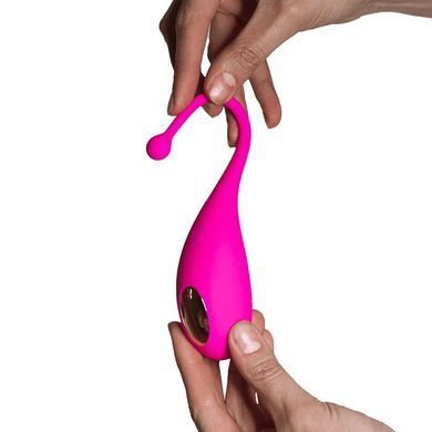 Смарт-віброяйце Adrien Lastic Palpitation Pink з глибокою вібрацією SO4866 фото