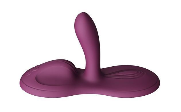 Sit-on-top смарт-вібратор Zalo &ndash; Flora Smart Vibrating Pad Velvet Purple, 9 моторів SX0716 фото