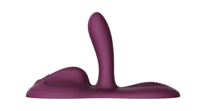 Sit-on-top смарт-вібратор Zalo &ndash; Flora Smart Vibrating Pad Velvet Purple, 9 моторів SX0716 фото
