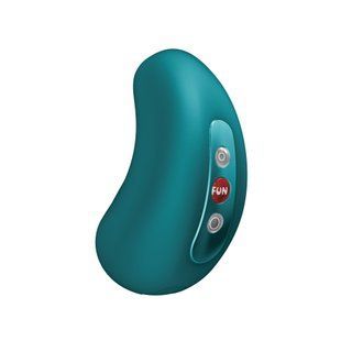 Вакуумний стимулятор з вібрацією Fun Factory Cherie Bottle Green, 11 + 12 режимів роботи, перезаряджуваний SX3304 фото