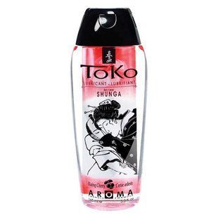 Лубрикант на водній основі Shunga Toko AROMA &ndash; Blazing Сherry (165 мл), не містить цукру SO2531 фото