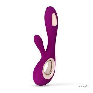 Вібратор-кролик LELO Soraya Wave Deep Rose, манливі рухи стовбура SO8113 фото