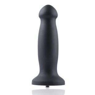 Силіконовий фалоімітатор для секс-машин Hismith 7.2" Black Silicone Anal Dildo, система KlicLok SX4007 фото