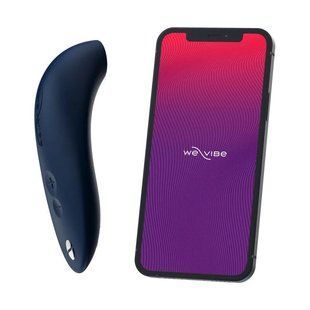 Вакуумний смарт-стимулятор для пар We-Vibe Melt Midnight Blue, зручно поєднувати з проникним сексом SO6928 фото