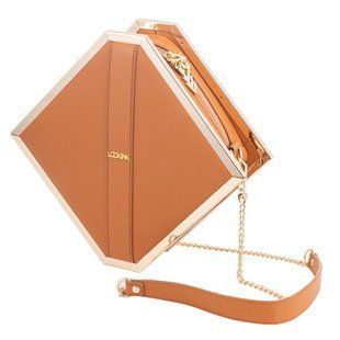 Сумка для секс-іграшок LOCKINK Mysterious Square Kink Bag, коричнева, набір для бондажу в комплекті SX0842 фото