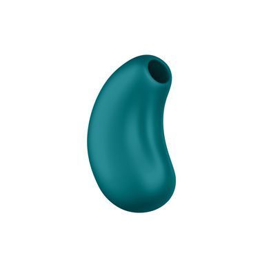 Вакуумний стимулятор з вібрацією Fun Factory Cherie Bottle Green, 11 + 12 режимів роботи, перезаряджуваний SX3304 фото