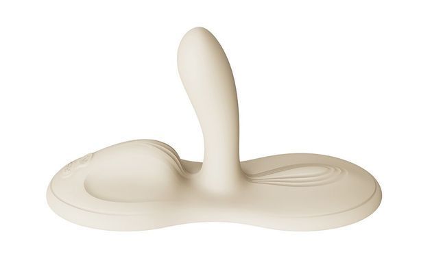Sit-on-top смарт-вібратор Zalo &ndash; Flora Smart Vibrating Pad Ivory White, 9 моторів SX0718 фото