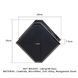 Сумка для секс-іграшок LOCKINK Mysterious Square Kink Bag, чорна, набір для бондажу в комплекті SX0843 фото 8
