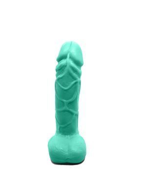 Мило у формі пеніса Чистий Кайф Turquoise size M, крафтове мило-член, натуральне SO2645 фото