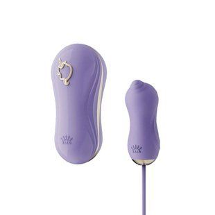 Набір 2в1 Zalo &mdash; UNICORN Violet, віброяйце + вакуумний стимулятор SO6685 фото