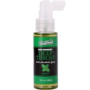 Спрей для мінету Doc Johnson GoodHead DeepThroat Spray - Mystical Mint 59 мл для глибокого мінету SO2799 фото