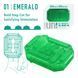 Унісекс-стимулятор Tenga UNI Emerald, зелений, з геометричним рельєфом, лубрикант у комплекті SO9805 фото 2