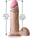 Фалоімітатор Doc Johnson The Realistic Cock 8 inch White - ULTRASKYN, Vack-U-Lock, діаметр 5,1 см SO1551 фото 2