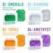 Унісекс-стимулятор Tenga UNI Emerald, зелений, з геометричним рельєфом, лубрикант у комплекті SO9805 фото 5