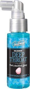 Спрей для мінету Doc Johnson GoodHead DeepThroat Spray - Cotton Candy 59 мл для глибокого мінету SX1321 фото