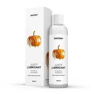 Лубрикант на водній основі Satisfyer Juicy Lubricant Playful Pumpkin water based 300 мл SX2724 фото
