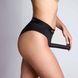 Трусики-бразиліана з фіксацією дилдо Strap-On-Me Harness Lingerie Idole &ndash; M &ndash; Black, високі SX3514 фото 5