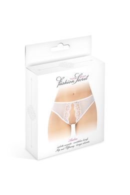 Трусики з відкритим доступом Fashion Secret Ambre White, сітка SX2610 фото