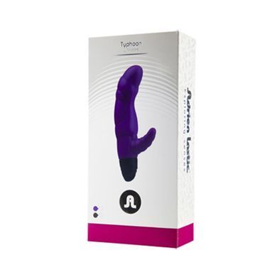 Вібратор рельєфний Adrien Lastic Typhoon Purple зі стимуляцією точки G, два мотора AD10803 фото