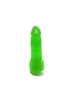 Мило у формі пеніса Чистий Кайф Green size S, крафтове мило-член, натуральне SO4798 фото