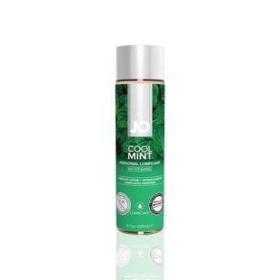 Змазка на водній основі JO H2O &mdash; Cool Mint (120 мл) без цукру, рослинний гліцерин SO1775 фото