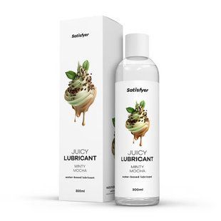 Лубрикант на водній основі Satisfyer Juicy Lubricant Minty Mocha water based 300 мл SX2727 фото