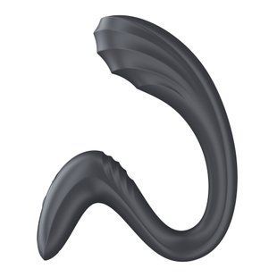 Вагінально-кліторальний вібратор Satisfyer G for Goddess 3 Dark Grey, 2 мотори SX3832 фото