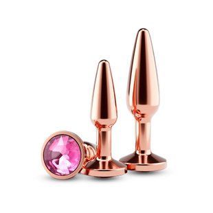 Набір анальних пробок NS Novelties Rear Assets - Tapered Trainer Kit - Rose Gold - Pink SX4385 фото