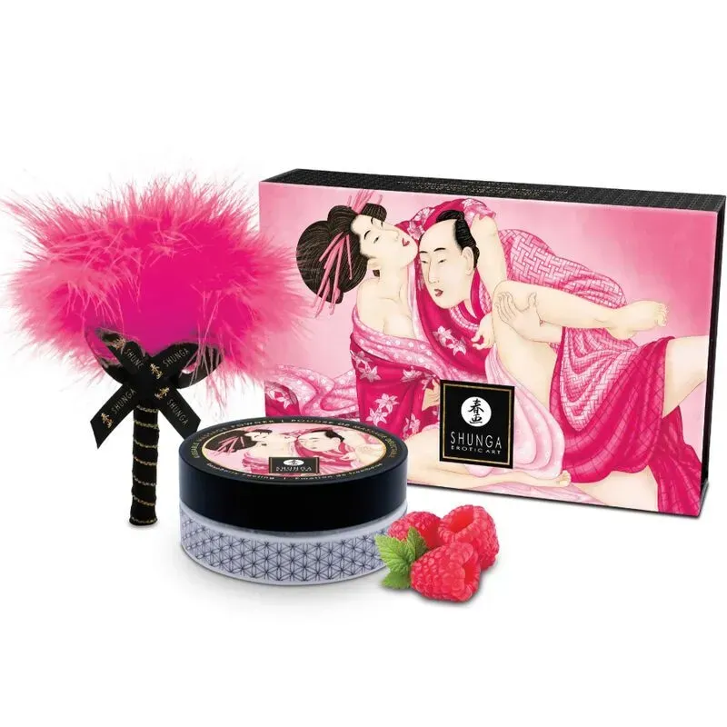 Смачна пудра Shunga Body Powder Raspberry
