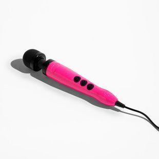 Вібромасажер DOXY Die Cast 3 Hot Pink, дуже потужний, живлення 220В, металевий корпус SX2459 фото